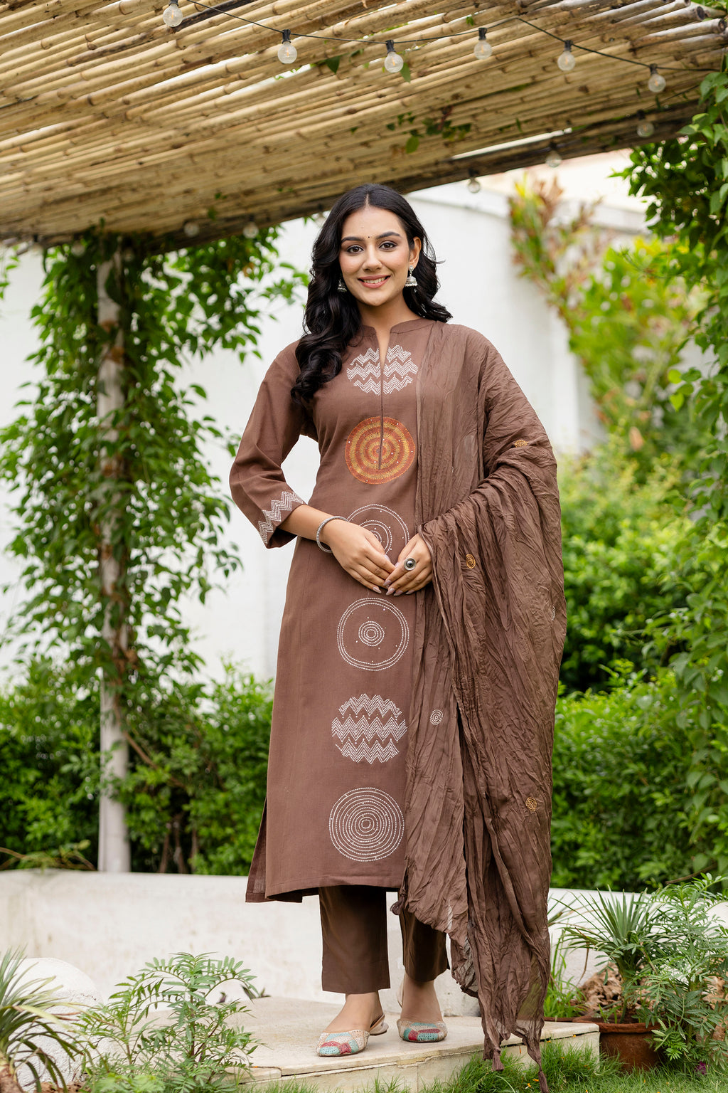 Mocha Mandala Suit Set