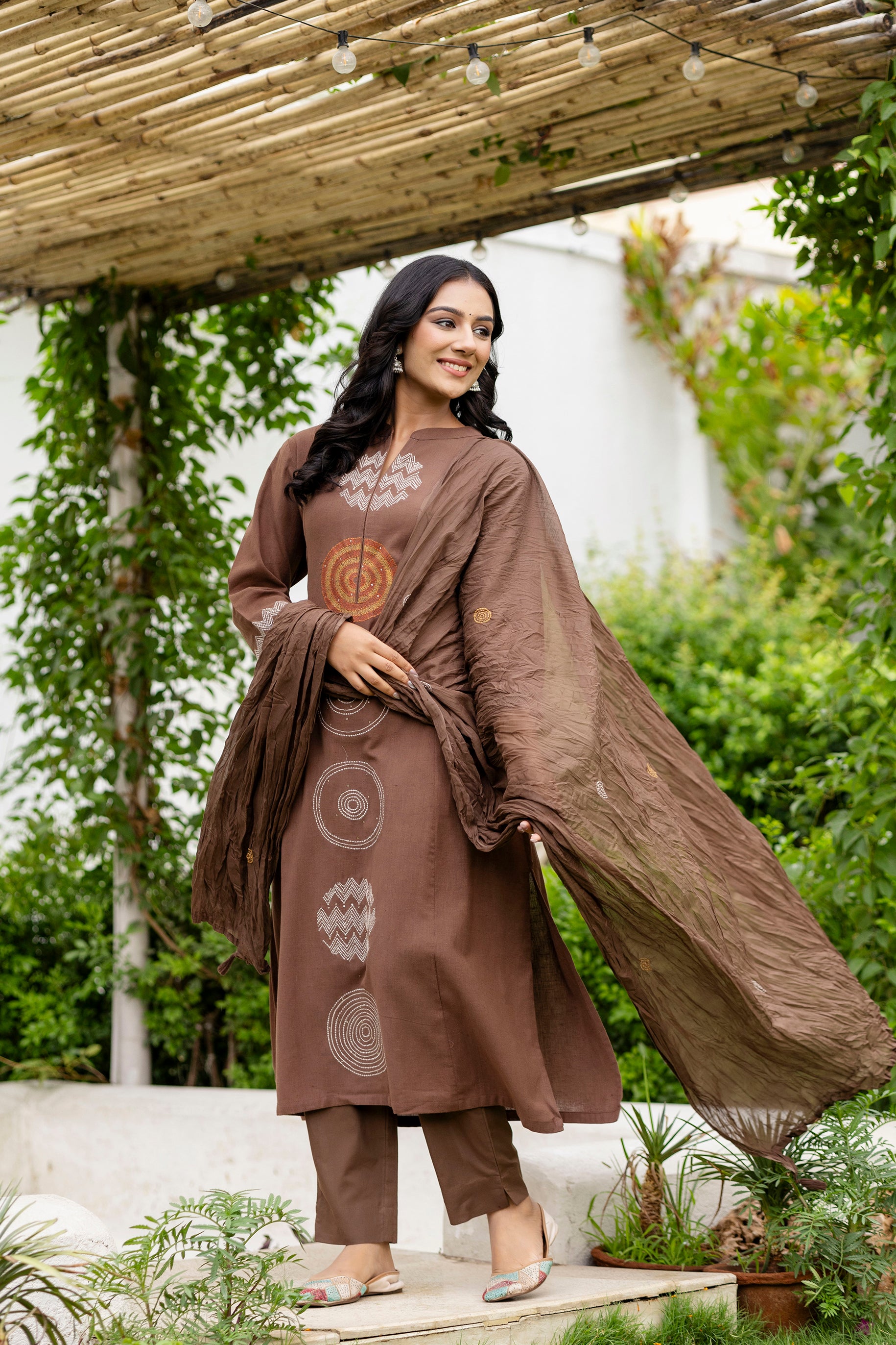 Mocha Mandala Suit Set