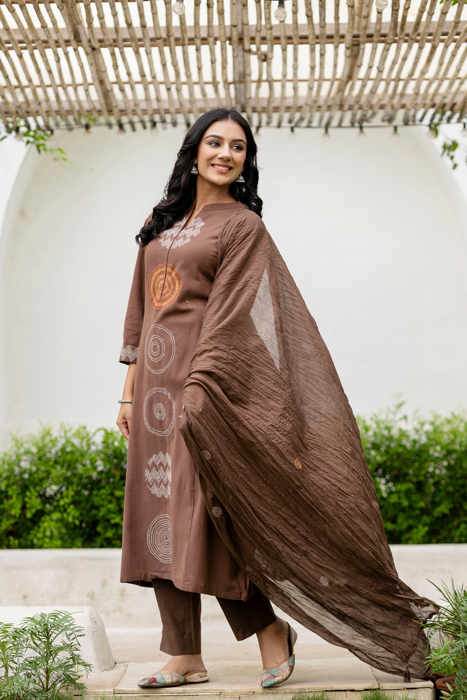 Mocha Mandala Suit Set