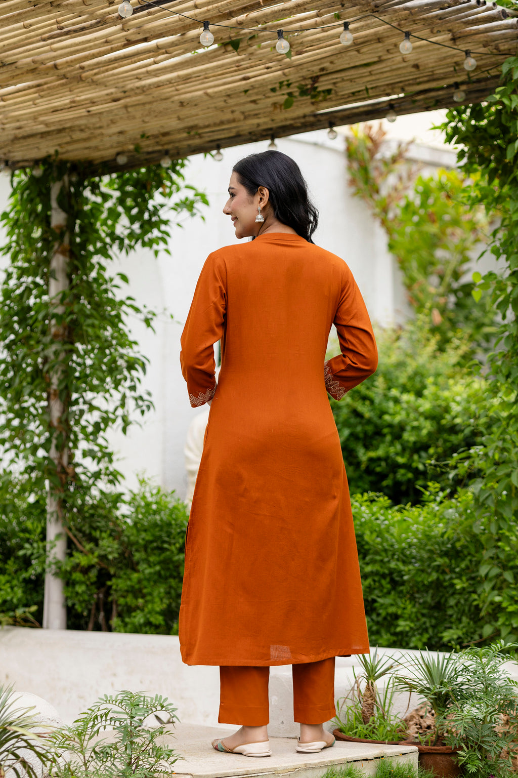 Rust Mandala Suit Set
