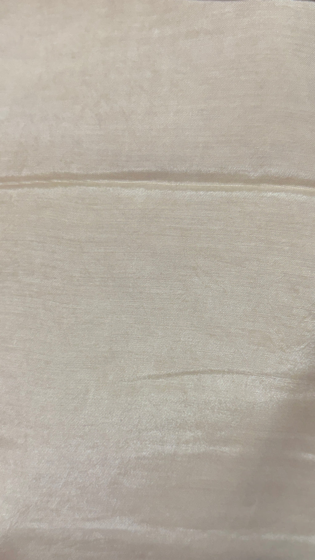 Beige Tissue Linen Unstitched Suit Set