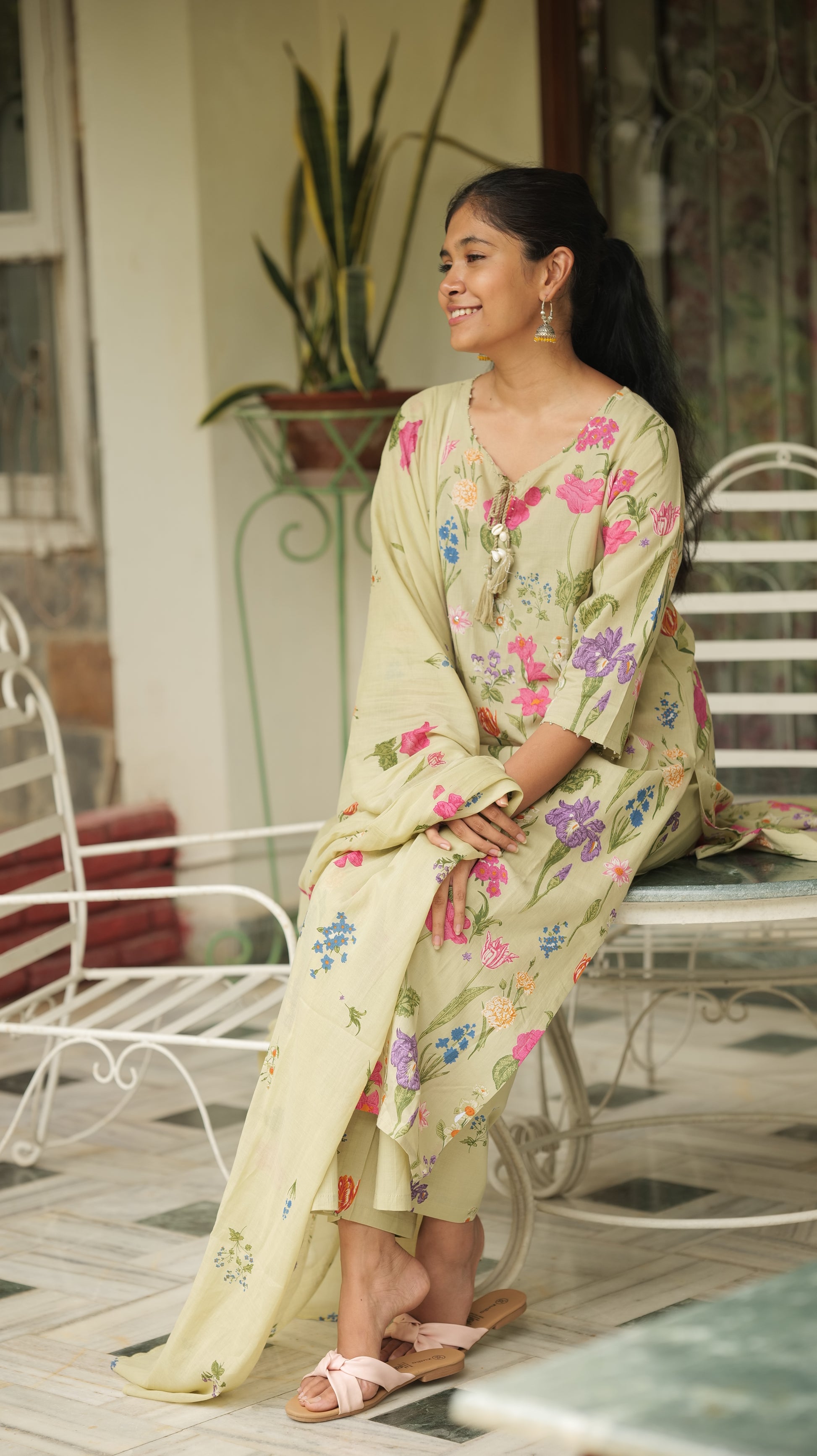 Sage Green Bloom Suit Set