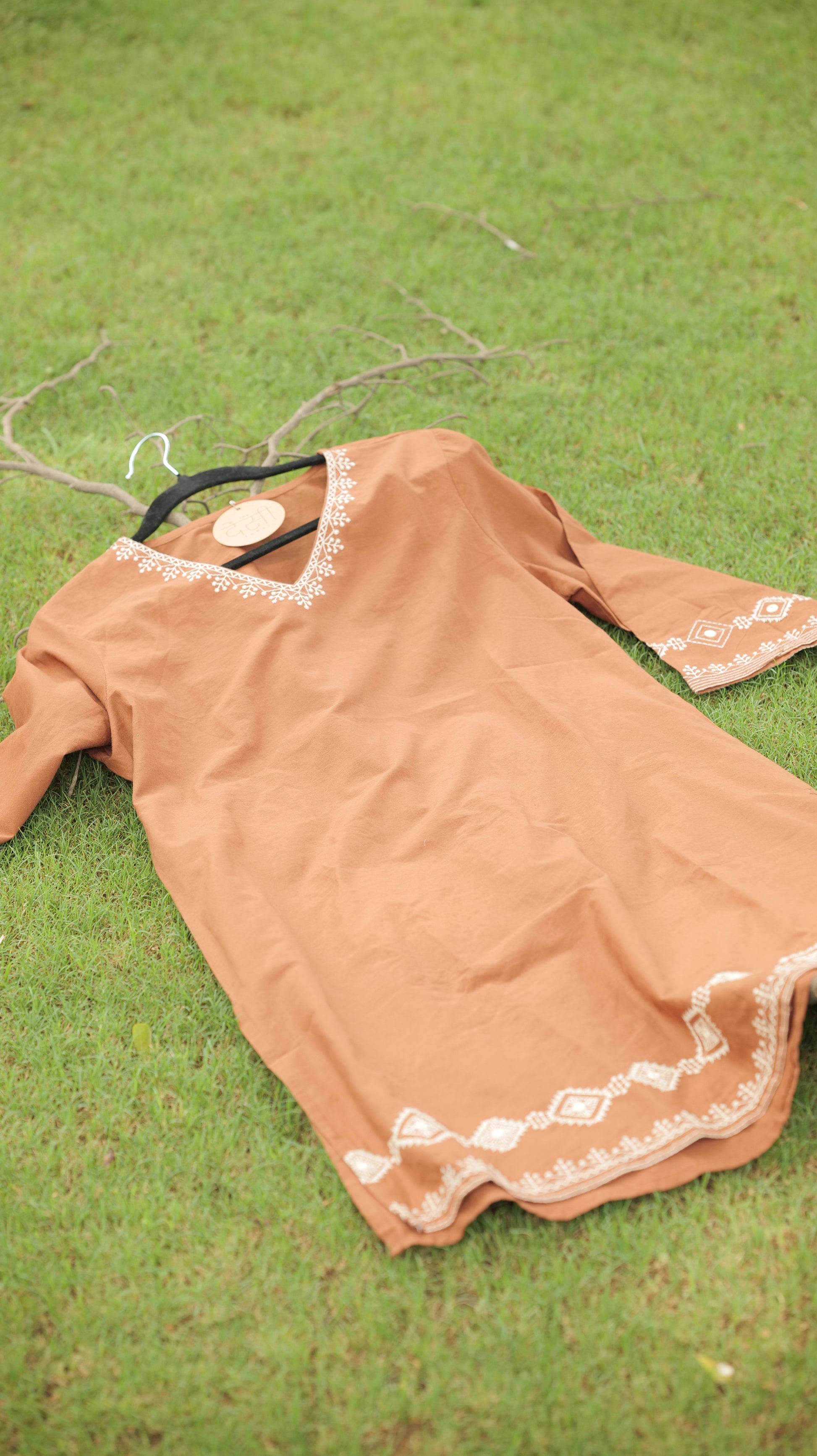 Earthy Brown Kurta Set